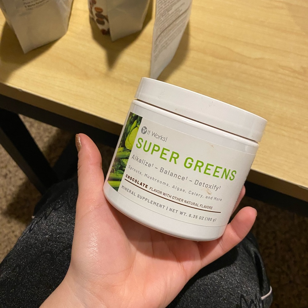 It works super greens chocolate